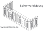 Musterbauanleitung - Balkonverkleidung