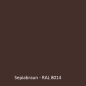 Preview: Halterung K - Dunkelbraun - Alu