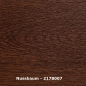 Preview: Eckprofil V-E - Nussbaum - L=298 cm - Nutaufnahme 15 bis 19 mm PVC