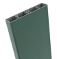 Preview: Kunststoffbretter P (130x25) - Moosgrün - L=74 cm PVC