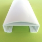 Preview: Handlauf U (90x40) - Weiss - L=49 cm PVC