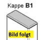 Preview: Kappe B1 - (60x25) - flach - Moosgrün  (ähnlich RAL 6005) PVC