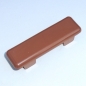 Preview: Kappe C1 - (85x25) - flach - Lehmbraun (Standard für Golden Oak) PVC