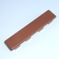 Preview: Kappe D1 - (120x25) - flach - Lehmbraun (Standard für Dekor - Golden oak) PVC
