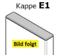 Preview: Kappe E1 - (170x35) - flach - Dunkelgrün  (ähnlich RAL 6009) PVC