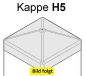 Preview: Kappe H5 - (120x120) - spitzform - Schwarz  (Standard für Dekor  Mahagoni) PVC