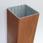 Preview: Pfosten G (10x10 cm) - Golden Oak - L=ca. 20cm Musterstück PVC