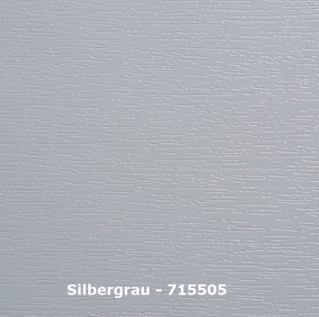 Verkleidungsbretter VV2 (200x17mm) verstärkt - Silbergrau - L=600 cm PVC