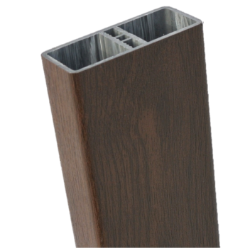 Latten B (60x25) - Nussbaum - L= ca.20cm - Musterstück PVC