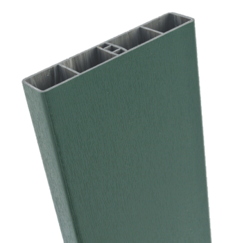 Kunststoffbretter P (130x25) - Moosgrün - L=298 cm PVC