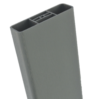 Latten C (85x25) - Basaltgrau - L=74 cm PVC