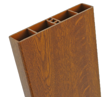 Kunststoffbretter D (120x25) - Golden Oak - L=118 cm PVC