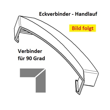 Eckverbinder 90 Grad - T - (150er) - Narzissengelb  (Standard für Dekor  Oregon) PVC