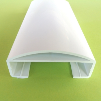 Handlauf U (90x40) - Weiss - L=49 cm PVC