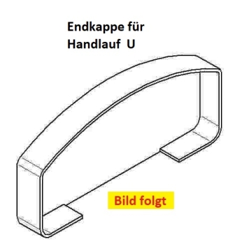 Kappe U1 - (90er) - flach - Dunkelgrün  (ähnlich RAL 6009) PVC