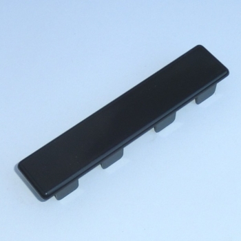 Kappe D1 - (120x25) - flach - Schwarz (Standard für Dekor - Eiche Dunkel) PVC