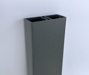 Latten B (60x25) - Basaltgrau - L= ca.20cm - Musterstück PVC