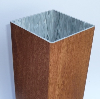 Pfosten H (120x120) - Golden Oak - L=298 cm PVC