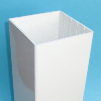 Pfosten H (120x120) - Weiss - Musterstück PVC