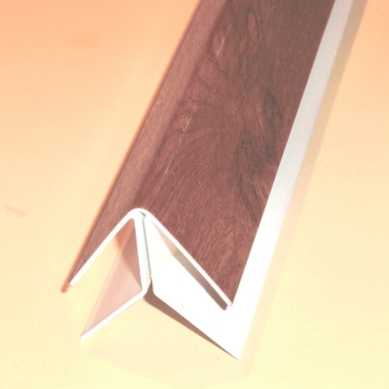 Eckprofil V-E - Golden Oak - L=49 cm - Nutaufnahme 15 bis 19 mm PVC