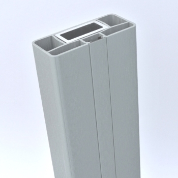 Querriegel L (80x35) - Silbergrau - L=99 cm (PVC + Alu)