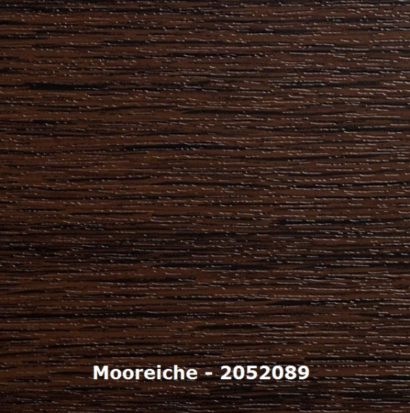 H-Profil V-H - Eiche Dunkel - L=600 cm - Nutaufnahme 15 bis 19 mm PVC