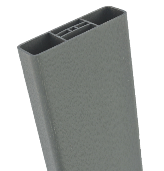 Latten C (85x25) - Basaltgrau - L=74 cm PVC