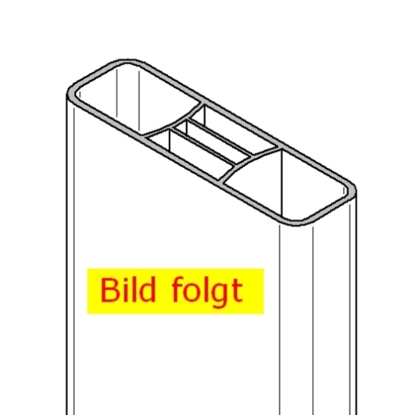 Latten C (85x25) - Anthrazitgrau - L=84 cm PVC