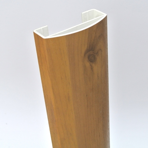 Handlauf U (90x40) - Astfichte - L=600 cm PVC
