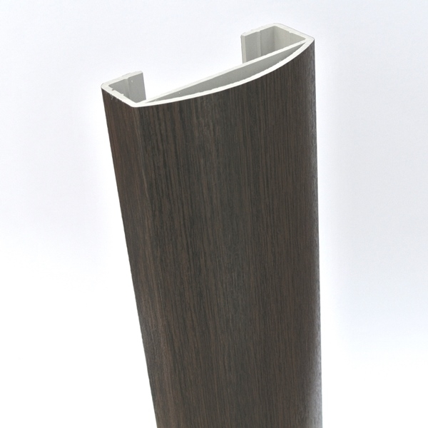 Handlauf U (90x40) - Eiche Dunkel - L=149 cm PVC