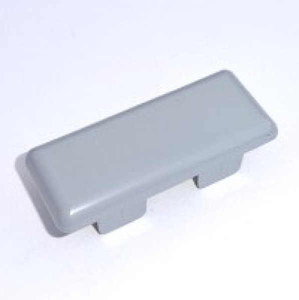 Kappe B1 - (60x25) - flach - Silbergrau  (ähnlich RAL 7001) PVC