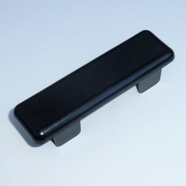 Kappe C1 - (85x25) - flach - Schwarz  (Standard für Mahagoni) PVC