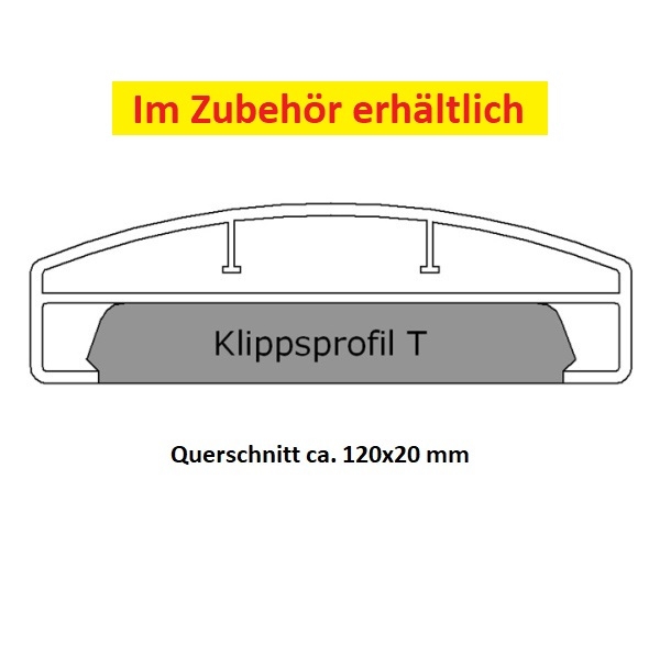 Handlauf T (150x45) - Douglasie - L= ca.20cm - Musterstück PVC