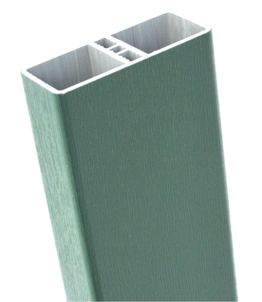 Latten B (60x25) - Moosgrün - L= ca.20cm - Musterstück PVC