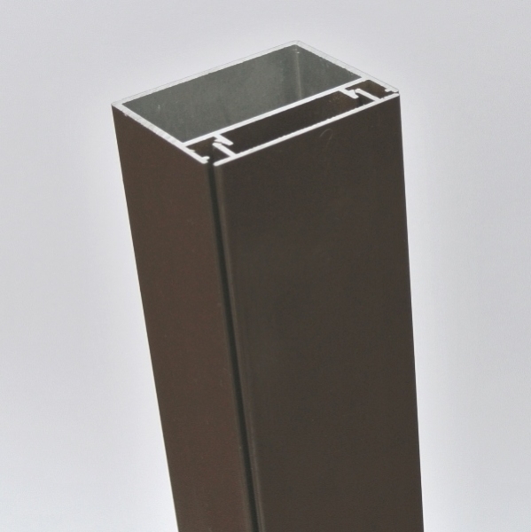 Querriegel K (50x40) Alu - Dunkelbraun - L=99 cm