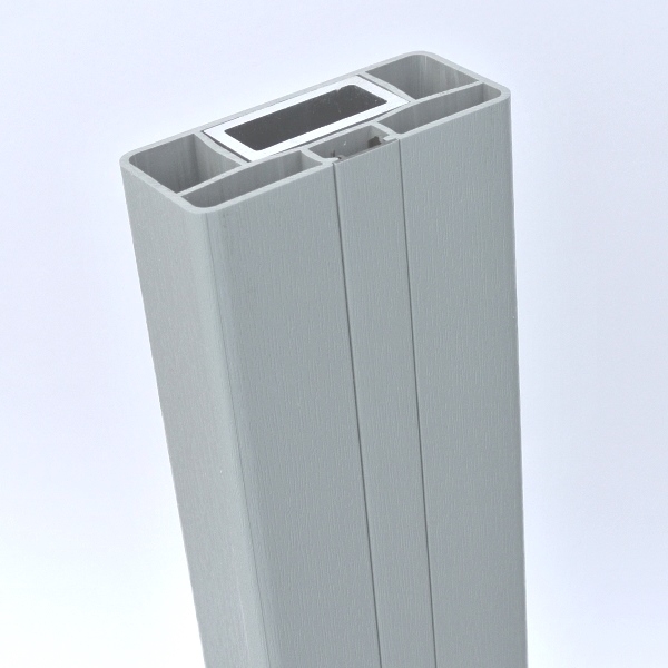 Querriegel L (80x35) - Silbergrau - L=99 cm (PVC + Alu)