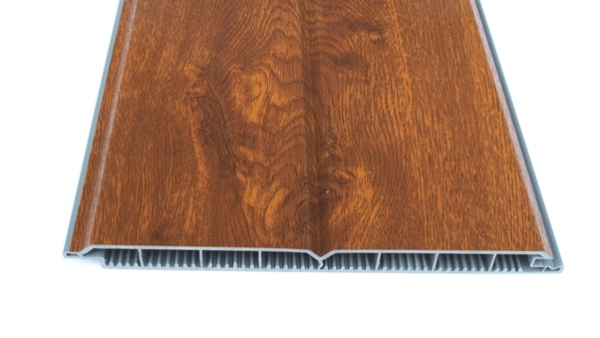 Verkleidungsbretter V1 (200x17x1 mm) - einseitig Golden Oak - L=149cm - PVC