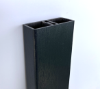 Latten B (60x25) - Anthrazitgrau - L= ca.20cm - Musterstück PVC