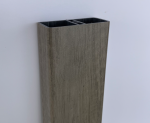 Latten B (60x25) - Monument Oak - L= ca. 20cm - Musterstück PVC