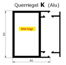 Querriegel K (50x40) Alu - blank - L=298 cm