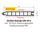 Sichtschutzbretter FB51 (153x20) - Lärche - L=273 cm PVC